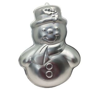 VINTAGE Wilton Snowman Cake Tin